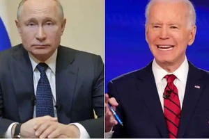 TT Nga Putin và TT Mỹ Biden (phải).