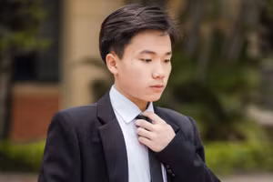 Thí sinh Nguyễn Mạnh Thắng - lớp 12 chuyên Hóa, trường THPT Chuyên Bắc Giang.