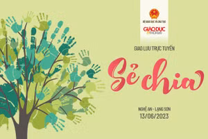 Giao lưu trực tuyến diễn ra trên Báo Giáo dục và Thời đại điện tử từ 9h00 đến 10h00 thứ Ba ngày 13/6/2023.