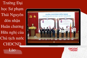 ĐH Sư phạm Thái Nguyên đón nhận Huân chương của Chủ tịch nước CHDCND Lào