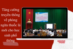 Truyền thông về phòng ngừa thuốc lá mới cho học sinh phổ thông