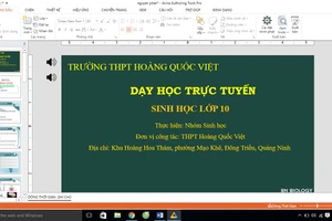 Phòng dich corona, giáo viên dạy online theo cách linh hoạt