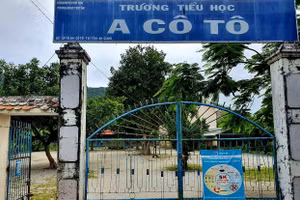 Điểm phụ Trường Tiểu học A Cô Tô hiện có 7 lớp với 150 học sinh.