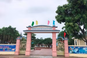 Trường THCS Kỳ Xuân. (Ảnh: CTV)