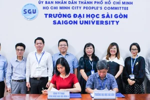 Trường Đại học Sài Gòn ký thỏa thuận hợp tác với một số đơn vị. 