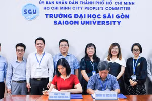 Trường Đại học Sài Gòn ký thỏa thuận hợp tác với một số đơn vị. 
