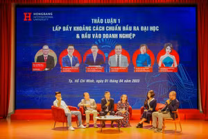 Các diễn giả trong các phiên thảo luận của buổi tọa đàm.