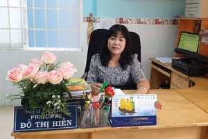 Cô Đỗ Thị Hiền - Hiệu trưởng Trường Giáo dục chuyên biệt Tương Lai - Quận 1, TPHCM. Ảnh: NVCC