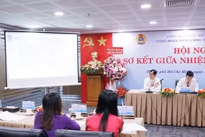 Đại diện Công đoàn KVT tham luận tại Hội nghị giữa nhiệm kỳ Công đoàn PV GAS