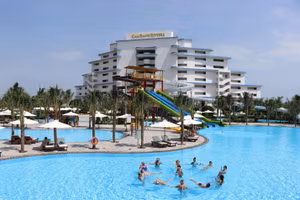 Những trò chơi dưới nước tại Riviera luôn mang đến nhiều trải nghiệm và cảm xúc mới lạ cho du khách.