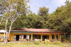 Điểm trường Đồng Tâm – Trường Tiểu học Dương Tự Minh (Động Đạt, Phú Lương, Thái Nguyên). Ảnh: Ngô Tiến