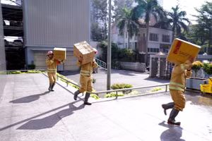 Bảo vệ tài sản của tòa nhà trong đám cháy.