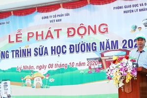 Ông Nguyễn Thanh Dương – Giám đốc Trung tâm Kiểm soát Bệnh tật tỉnh Hà chia sẻ tại lễ phát động