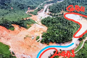 Vị trí của bước tìm kiếm đầu tiên trong giai đoạn 4 trên sông Rào Trăng đã được đề xuất, khoanh vùng.
