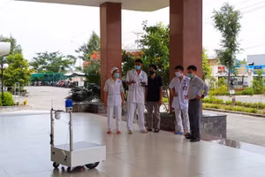 Robot được thực nghiệm tại Bệnh viện Lao và Bệnh phổi TP Cần Thơ.