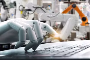 Robot tích hợp AI có thể tự mình sản xuất tin tức. Ảnh: Getty Images.