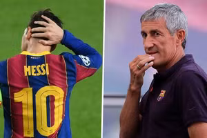 HLV Setien thừa nhận khó quản lý Messi