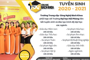 Trường Trung cấp Công nghệ Bách khoa được liên kết đào tạo trình độ ĐH