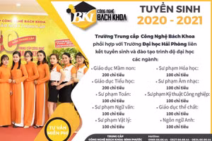 Trường Trung cấp Công nghệ Bách khoa được liên kết đào tạo trình độ ĐH