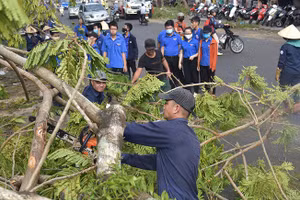 Miền Trung căng mình khắc phục hậu quả sau bão