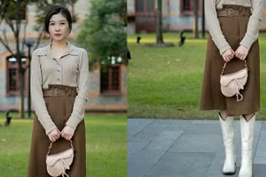 Gợi ý 3 cách mặc đẹp với bốt trắng trong mùa đông năm nay