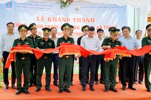 PV GAS tài trợ xây dựng trạm quân dân y vùng biên giới.