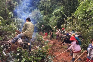 Mưa lớn gây sạt lở nhiều điểm trên địa bàn huyện Tu Mơ Rông.