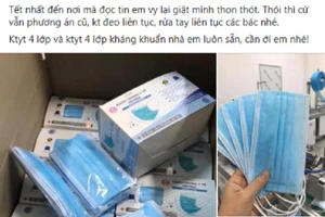 COVID-19 xuất hiện, "chợ mạng" lại nhộn nhịp bán khẩu trang