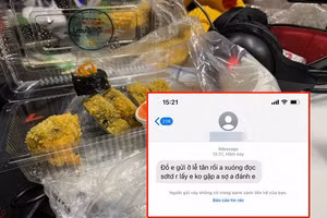 Đặt gà xiên giảm giá, cô nàng nhận được sản phẩm "hãi đến già"