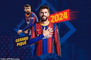 Cầu thủ Gerard Pique đã chấp nhận cắt giảm 50% lương.