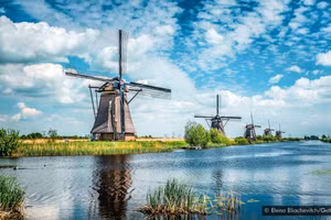 1/3 diện tích Hà Lan thấp dưới mực nước biển.