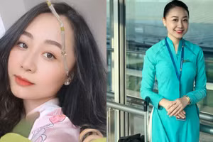 Hình ảnh xinh xắn của nữ tiếp viên hàng không trước khi bị xe Mercedes đâm 