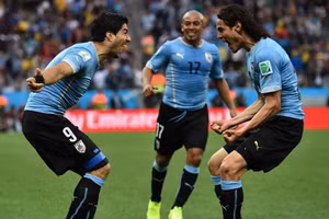 Cavani và Suarez hiện là 2 chân sút vĩ đại nhất lịch sử đội tuyển Uruguay.