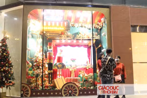 Không khí Giáng sinh ùa về trên nhiều tuyến phố tại TP.HCM
