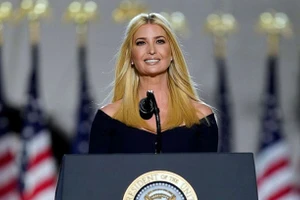 Ivanka Trump, con gái Tổng thống Donald Trump, tại Đại hội toàn quốc đảng Cộng hòa ở Nhà Trắng hôm 27/8.