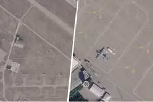 Ảnh vệ tinh từ sân bay của Azerbaijan