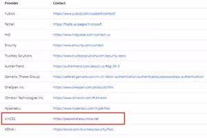 Khóa xác thực của Vingroup được Microsoft khuyến nghị sử dụng