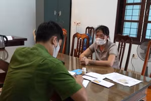 Đối tượng Nguyễn Thị Thanh Thuyết tại CQĐT. 