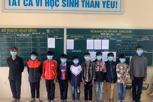 Lực lượng chức năng đã xác định được nhóm học sinh đã có hành vi ném đá làm vỡ kính tàu hoả SE7.