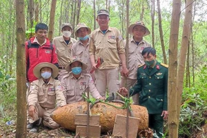 Đây là quả bom thứ 2 mà Dự án MAG đã xử lý an toàn trong vòng một tuần qua.