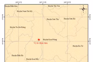 Trận động đất có độ lớn 4,7 độ richter được xem là mạnh nhất từ trước đến nay tại Kon Tum.