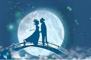 Lễ Thất Tịch gắn liền với sự tích Ngưu Lang Chức Nữ - Ảnh: Minh họa.