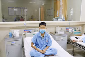 Sau khi được các bác sĩ điều trị em Đ.X.L đã bình phục hoàn toàn.