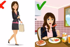 Những người ăn sáng mỗi ngày có vòng eo nhỏ hơn so với những người không ăn sáng hàng ngày