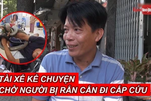 Tài xế kể chuyện chở người bị rắn hổ mang chúa cắn đi cấp cứu