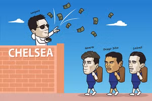Chelsea đang "vung tiền" trên thị trường chuyển nhượng năm nay.