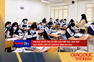 NÓNG 247 | ĐHQG Hà Nội dạy trước một số chương trình đại học cho học sinh THPT