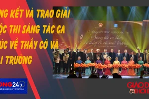 NÓNG 247 | Tổng kết trao giải cuộc thi Sáng tác ca khúc về thầy cô và mái trường