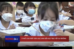 Nóng 247 | TP Huế cho phép 100% học sinh tới trường học trực tiếp