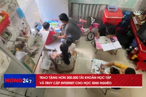 NÓNG 247 | Tặng hơn 200.000 tài khoản học tập và truy cập internet cho HS nghèo